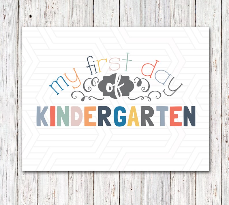 First Day of School Sign, Back to School Sign, Last Day of School Sign INSTANT DOWNLOAD image 1