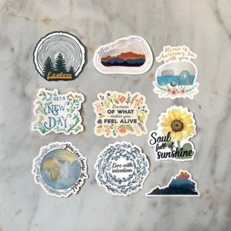 Explore Sticker, Gift for Him, Adventure Sticker for Water Bottle ...