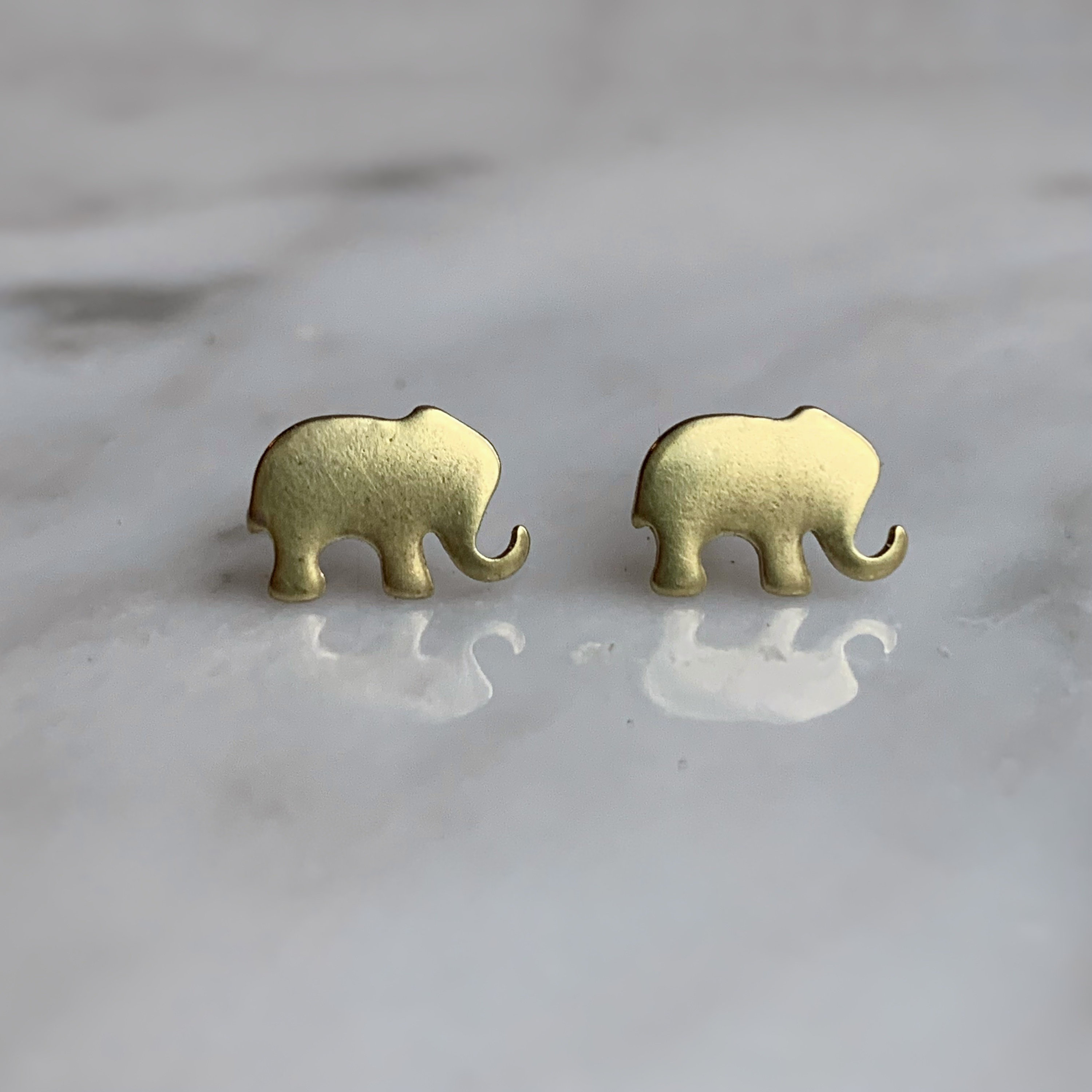 Elephant stud earrings Elephant stud earrings