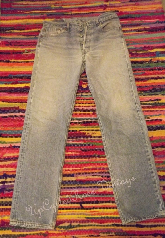 Vintage Mens 501 Button Fly Jeans Levi Strauss & … - image 1