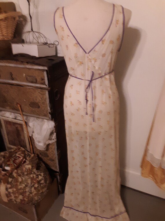 Vintage Cotton Dressing Gown  Ready to ship - image 4