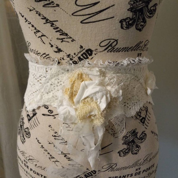 Shabby Couture Wedding Dress Up Tea Party Sash Resort Wear Destination Wedding Garden Party In Stock Ready to Ship