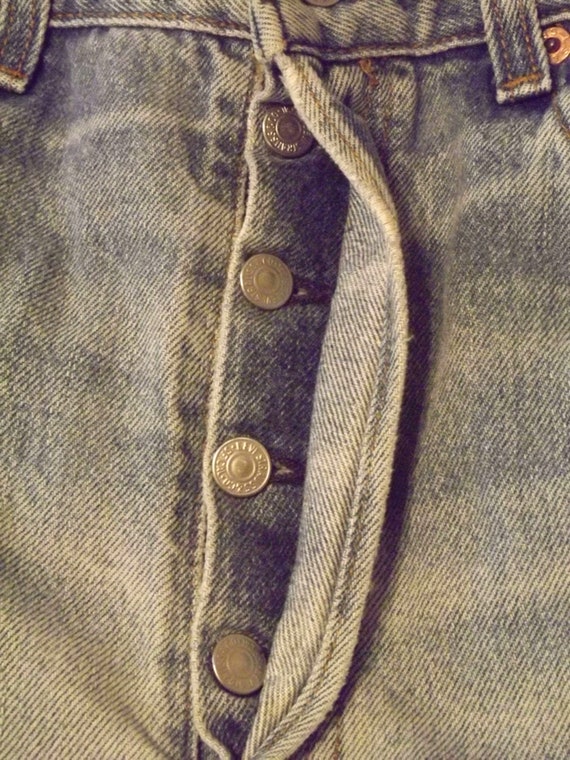 Vintage Mens 501 Button Fly Jeans Levi Strauss & … - image 6