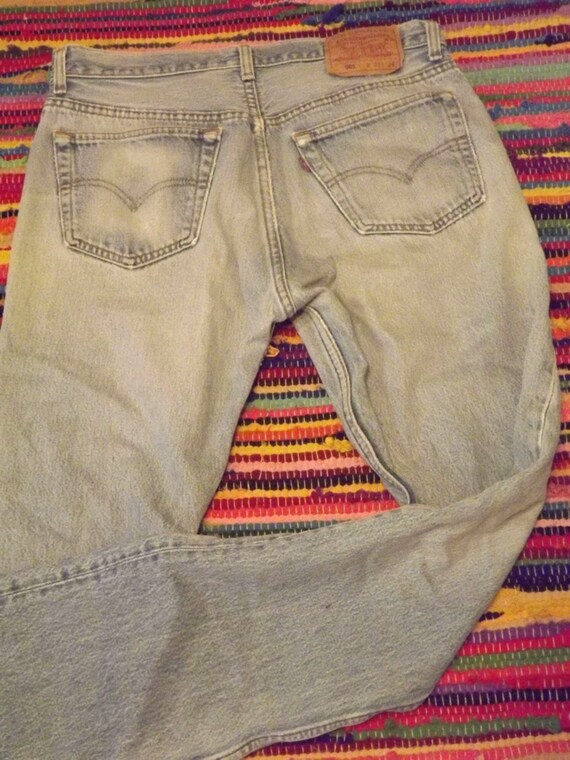 Vintage Mens 501 Button Fly Jeans Levi Strauss & … - image 8