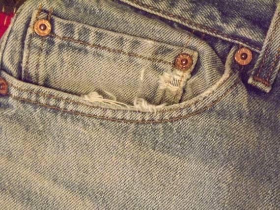 Vintage Mens 501 Button Fly Jeans Levi Strauss & … - image 4