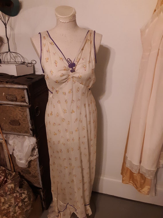 Vintage Cotton Dressing Gown  Ready to ship - image 1