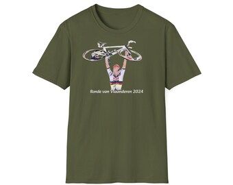 Mathieu van der Poel Ronde van Vlaanderen - Ronde van Vlaanderen 2024 Winnaar Unisex T-shirt - Cycling Victory Tribute