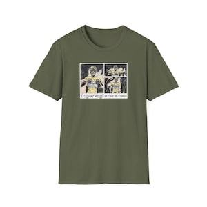 Camiseta unissex Tadej Pogacar no Tour de France Vintage Comics – Várias cores e tamanhos disponíveis