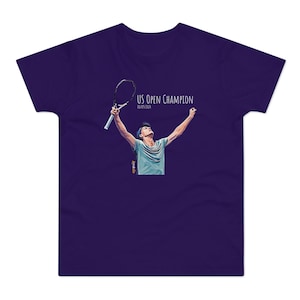 Jannik Sinner US Open Champion 2024 Unisex T-Shirt, Tennis Fan Apparel, Sports Lover Tee, Tennis Player Gift, Tennis Tournament Shirt