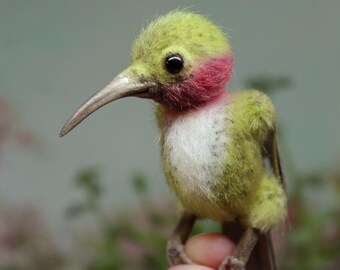 Hummingbird miniature bird doll colibri realistic stuffed Soft toy Bird Tropical Decor gift