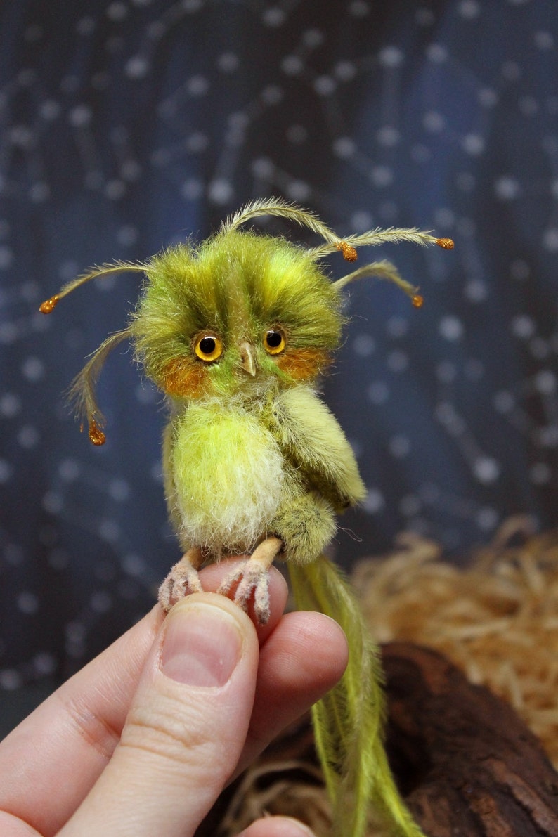 Fwooper Art Doll Interior Stuffed Bird Realistic Toy Soft Toy Etsy