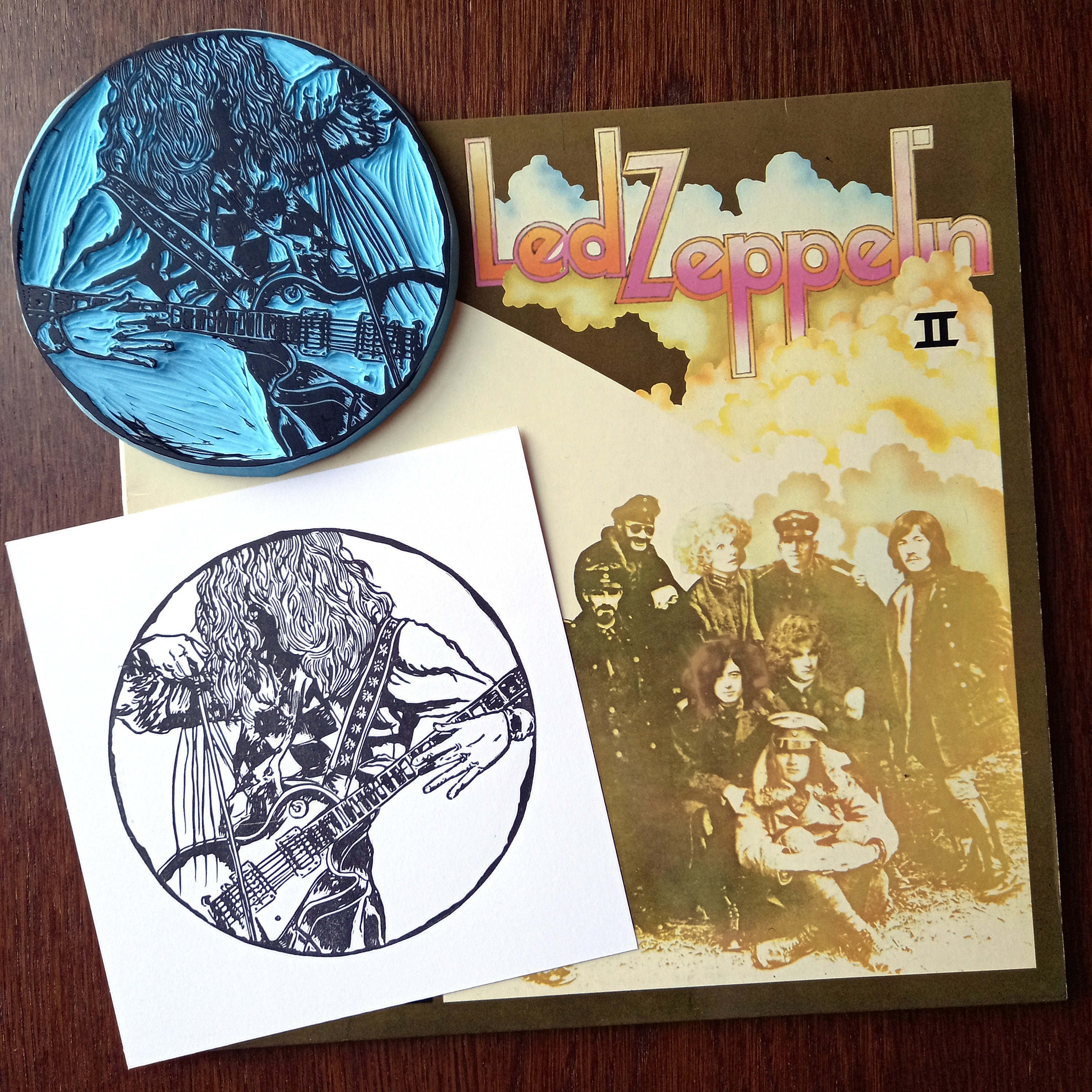 Jimmy Page Portrait UK