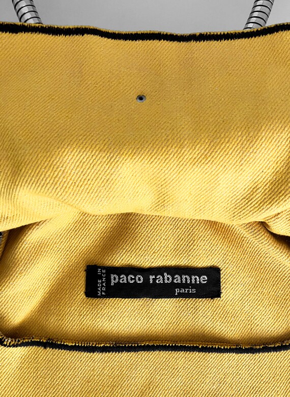 Sac Bandoulière Vintage Paco Rabanne Style Safari - Années 80, Taille Large