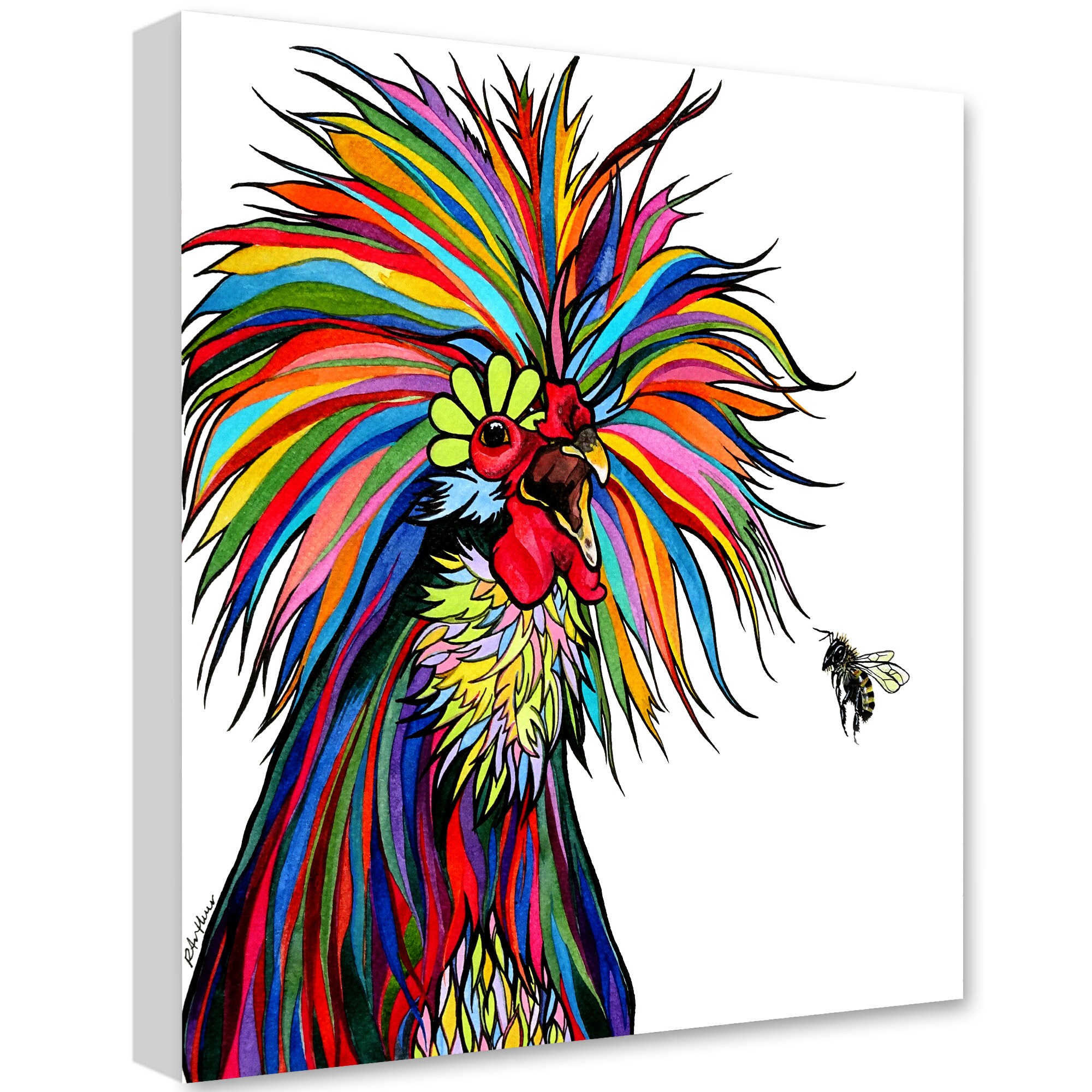Chicken Art Sur Toile