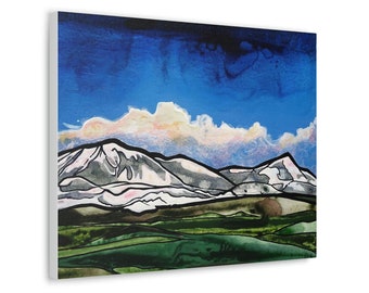 Colorado Mountain Landscape Unframed Fine Art Canvas Print by Paonia, Colorado Artist Robin Arthur | Ready to Hang, Various Sizes