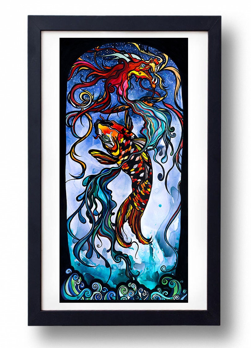 Koi Fish Dragon Legend Koi Fish Dragon Legend