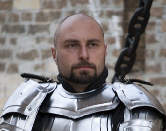 Larp Fantasy Medieval Costume Steel Armour: Gorget | Etsy