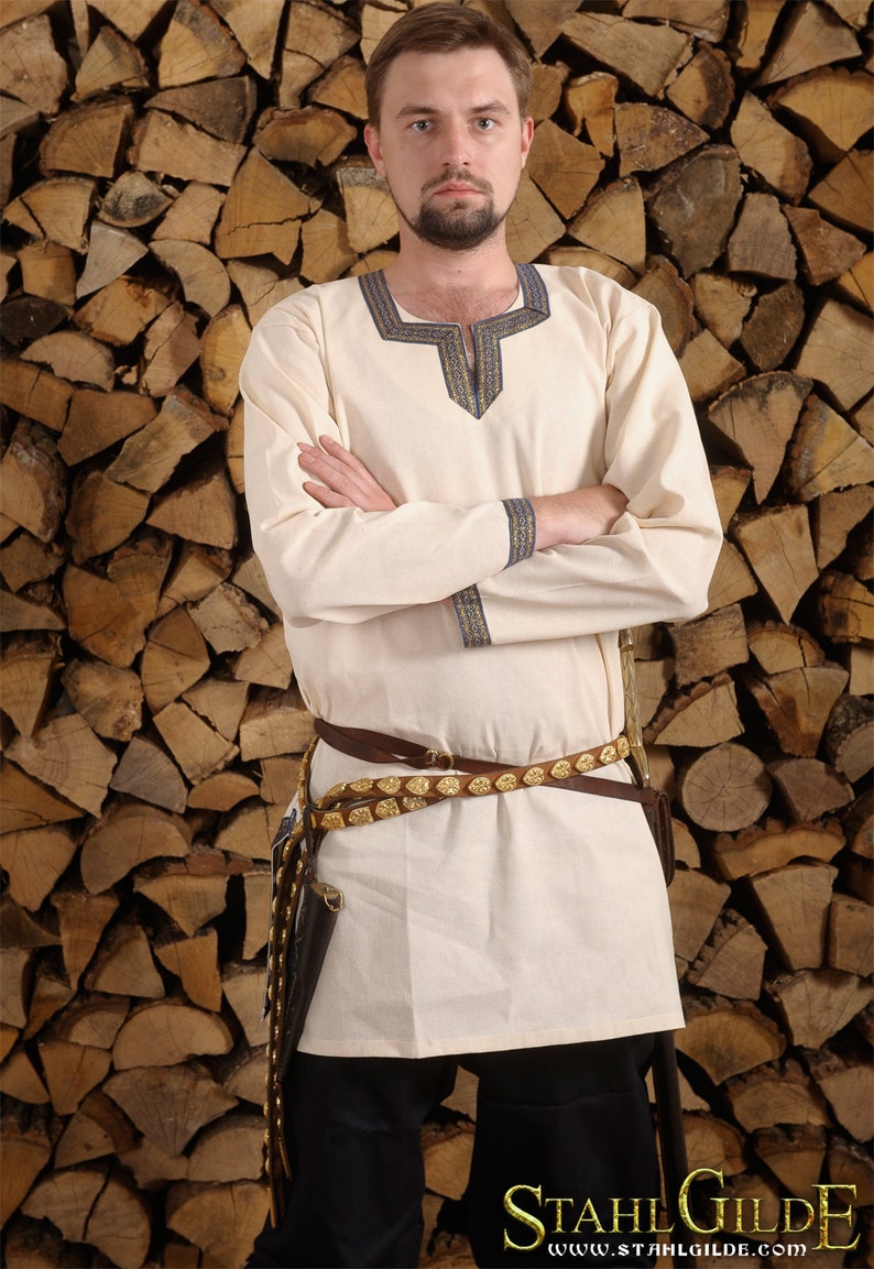 Cotton Viking Shirt Fantasy Shirt Men's Medieval Shirt | Etsy