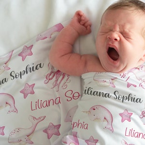 Personalized Name Blankets For Kids, Custom Baby Blanket...