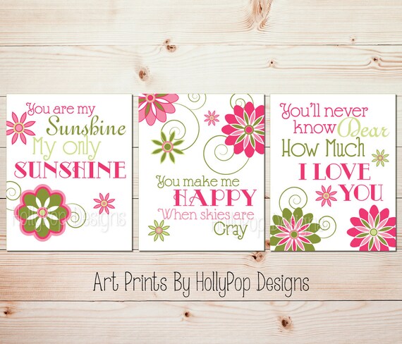 pink green sunshine art