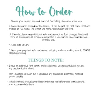 a poster with instructions for how to order