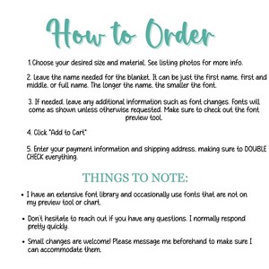 a poster with instructions for how to order