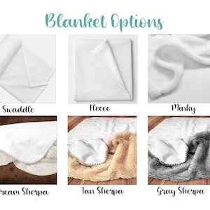 four different types of blanket options