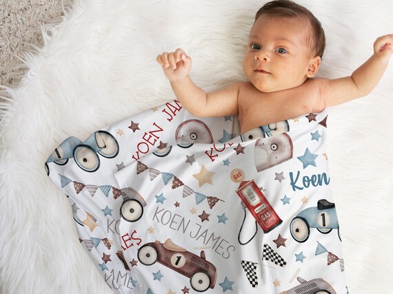 Car Baby Blanket Vintage Toy Car Baby Boy Blanket - Etsy