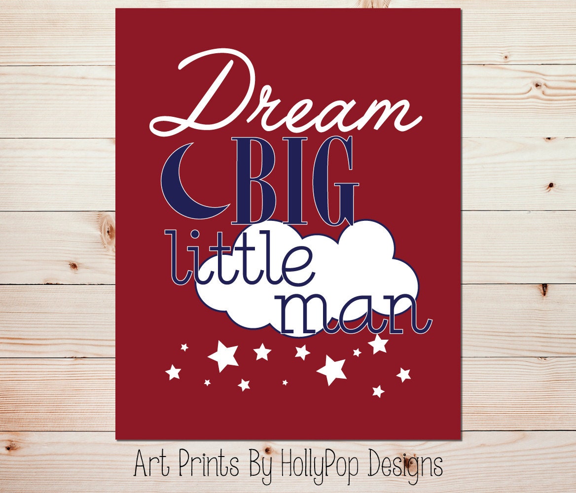Baby Boy Nursery Decor Boys Rooms Wall Art Navy Blue Red Wall Etsy