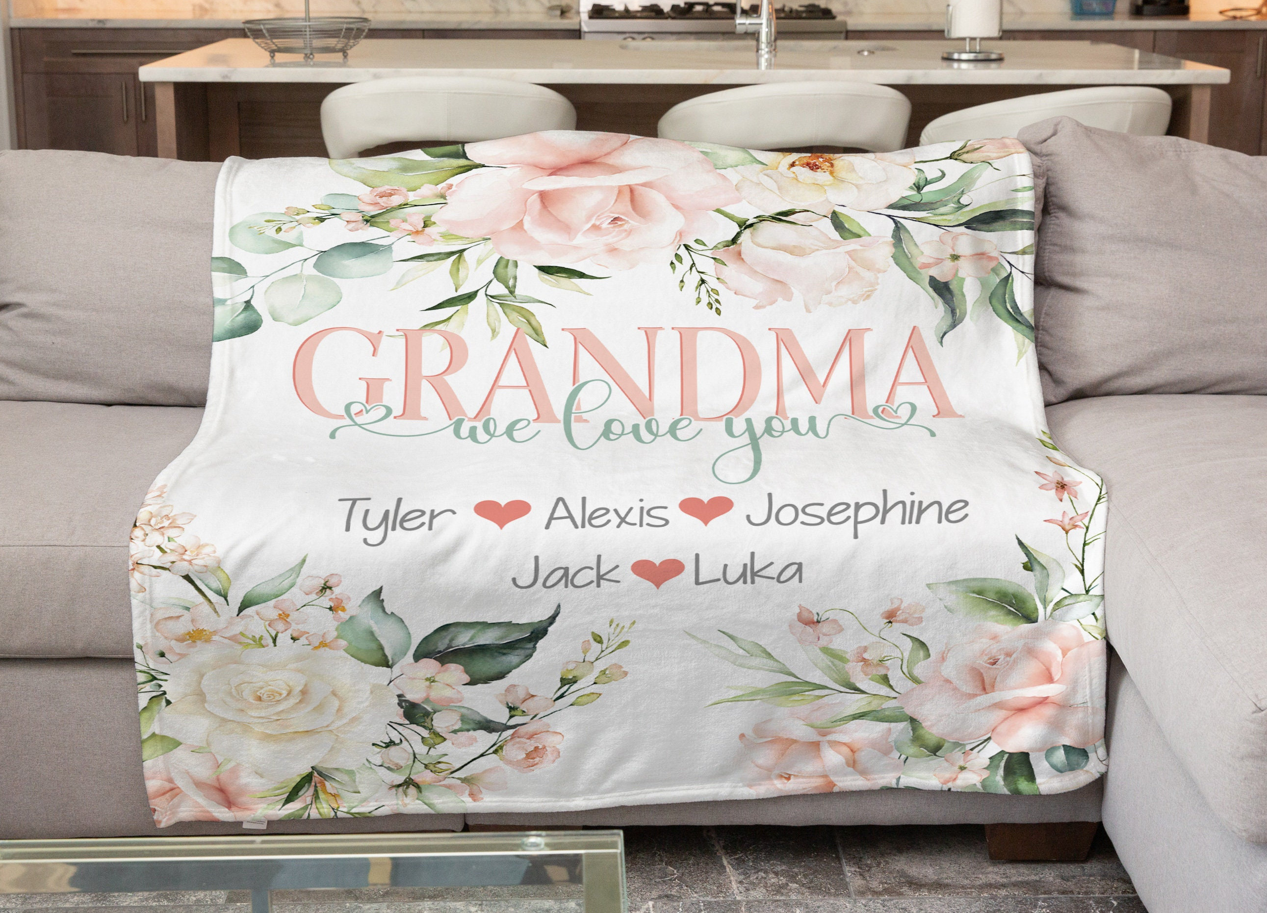 Mothers day blanket for grandma hot sale