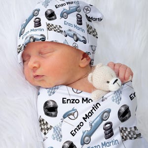 Vintage Cars Swaddle Set main image 1