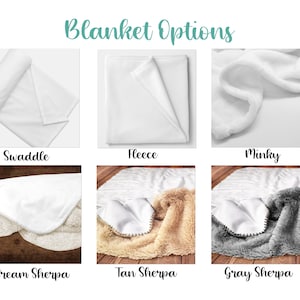 four different types of blanket options
