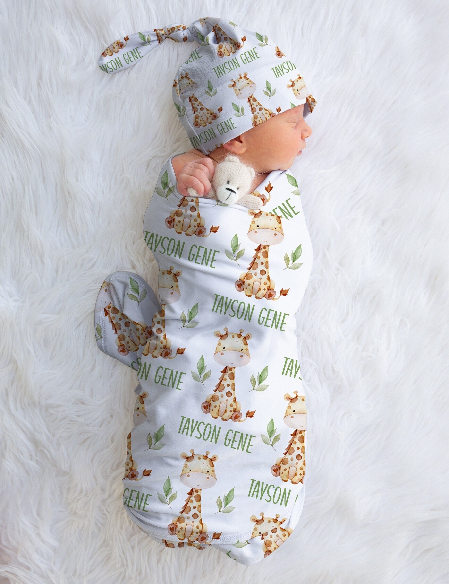 Giraffe swaddle sale