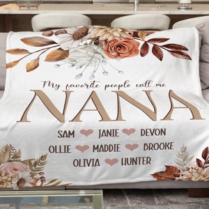 Nana blanket etsy sale