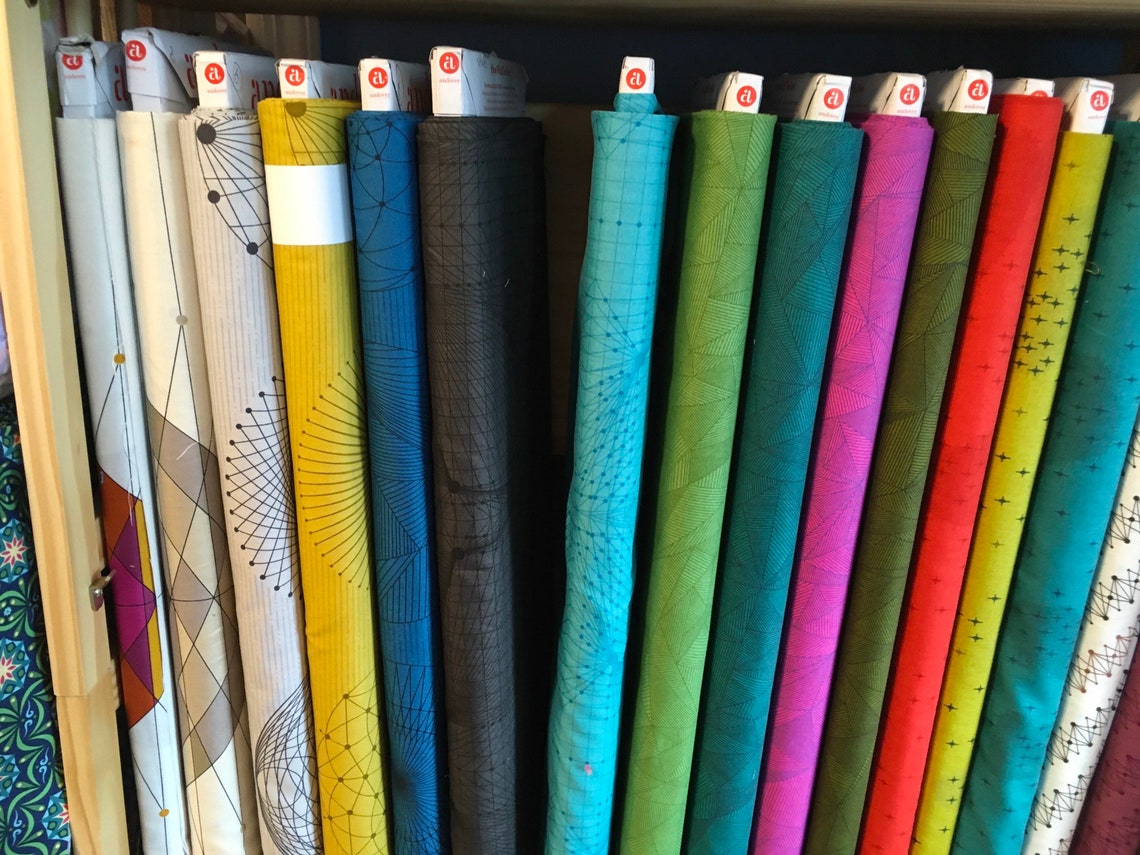 Quantum & Redux fabric collection by Guicy Guice for Andover Etsy