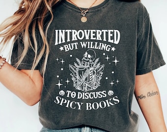 Dark Romance Reader Shirt, Probably Reading Smut, Booktok Tshirt, Smut Reader Shirt, Romance Reader Bookish Spicy Book Lover
