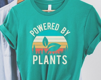 Powered By Plants Shirt: Vegan Herbivore Clothing