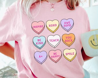 Best Babes/Buds Conversation Heart Sweatshirt 7 / Best in Pink