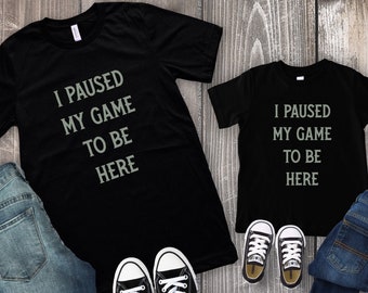 Matching Daddy and Son Shirts, Matching Shirts Dad, Matching Gaming Shirts Game Shirt Matching Shirt Video Game Matching Shirts, funny dad