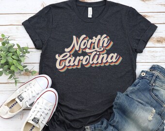 North Carolina State Shirts, North Carolina State Shirt, North Carolina Travel Gifts, North Carolina Clothing, North Carolina Tee
