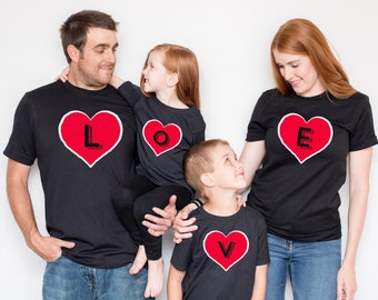 Family Valentine Shirt, Kid Valentine Shirt, Matching family outfit, Family shirt, Family Outfit, Mommy and Me, Matching Daddy, Valentines
