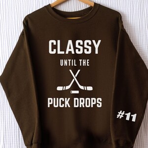 Custom Hockey Mom Sweatshirt, Hockey Mom Shirt, Hockey Sweatshirt for Mom, Team Mom Gift, Mothers Day Gift, Hockey Sweater, Hockey Mom Gift