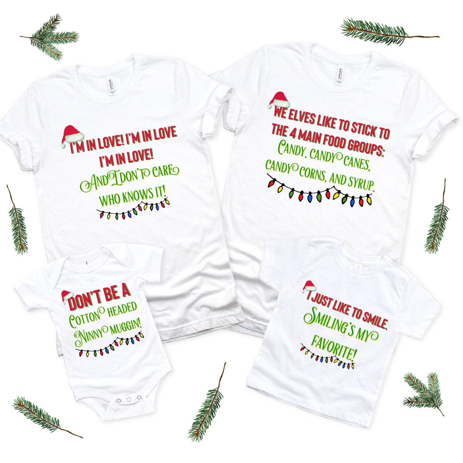 elf movie quote shirts