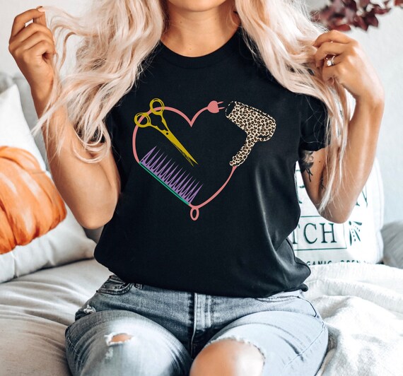 Women Gifts Hairstylist Hated By Many Leopard Lips T-Shirt Women Gifts Hairstylist Hated By Many Leopard Lips T-Shirt