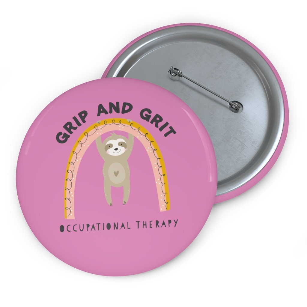 Pinback Button / Therapy Is Cool / Mental Health Button / Stocking Stuffer