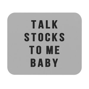 Funny Stock Market Mouse Pad: Day Trader Desk Gift
