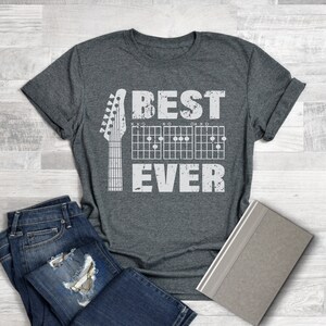 Guitarist Dad Shirt, Fathers Day Gift for Dad, Dad Guitar Chords, Guitar DAD T-shirt for Dads Who Plays Guitar