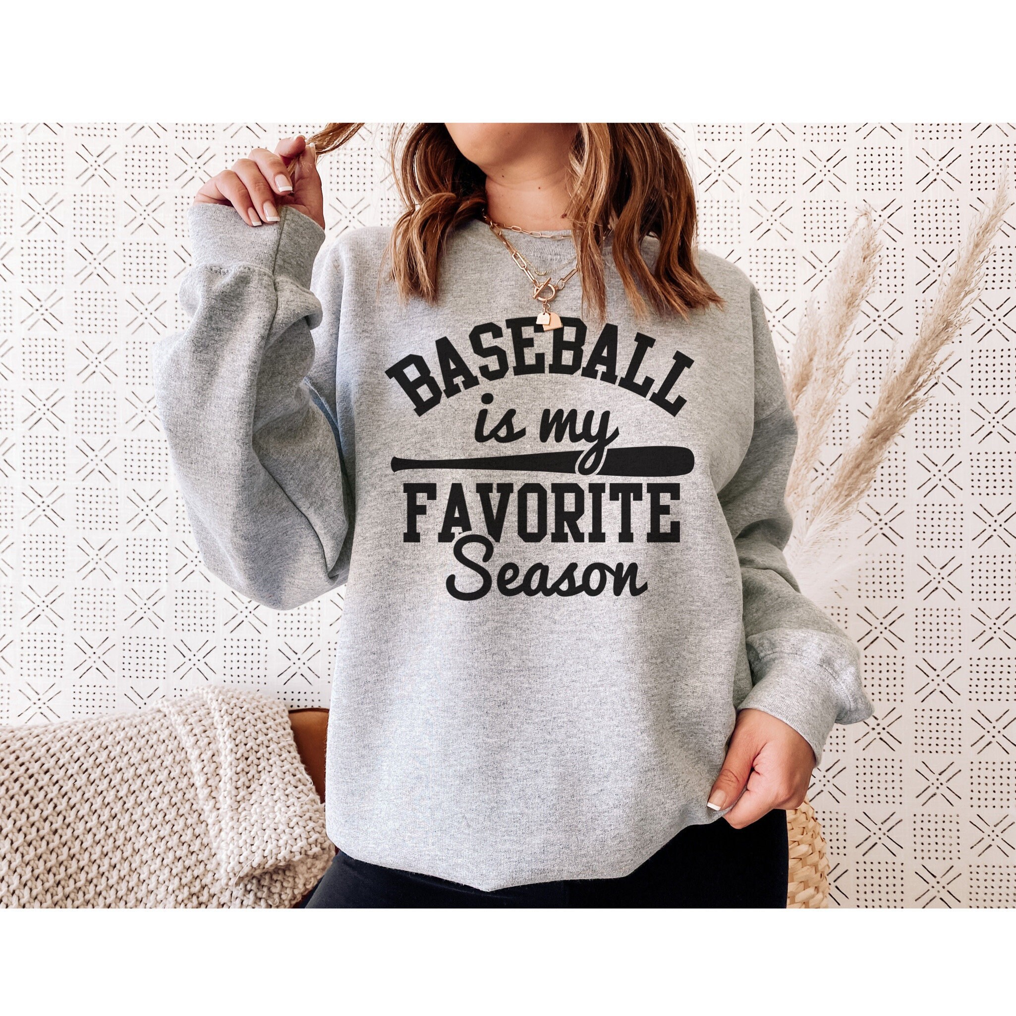 Baseball is My Favorite Season Sweatshirt, Game Day Sweater, Sports Day  Jumper, Cheerleading Sweatshirt, Womens Player Sweater, Coach Gift - Etsy  Canada