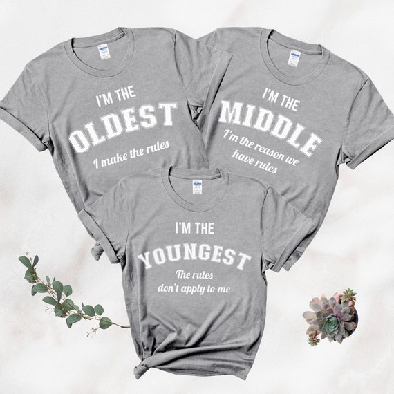 Camisas mas viejas medianas y jovenes camisas divertidas para hermanos camisetas para hermanos camisetas para hermanos camisas para hermanos camisas familiares a juego Etsy Espana