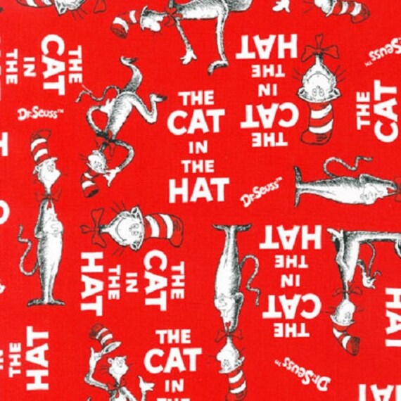 Dr Seuss CAT within the HAT Clic Reserve Deal with print, Purple Quilt Cloth Via-the-Fifty percent-back garden photograph relating to Dr.seuss Book Covers Printable identified as Dr Seuss CAT in just the HAT Clic Reserve Go over print, Crimson Quilt Material By way of-the-50 %-back garden